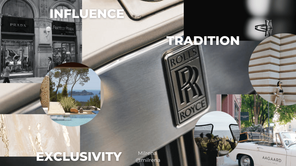 Moodboard illustrating the Sovereign Brand Archetype