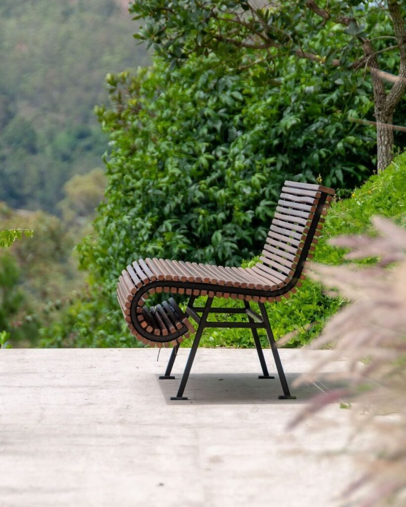 The garden chair