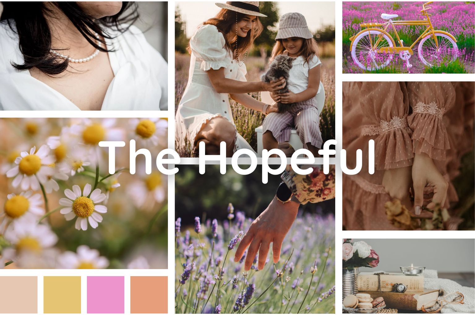 The Hopeful Archetype mood board