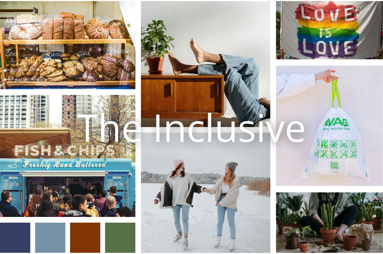 The Inclusive Archetype mood board