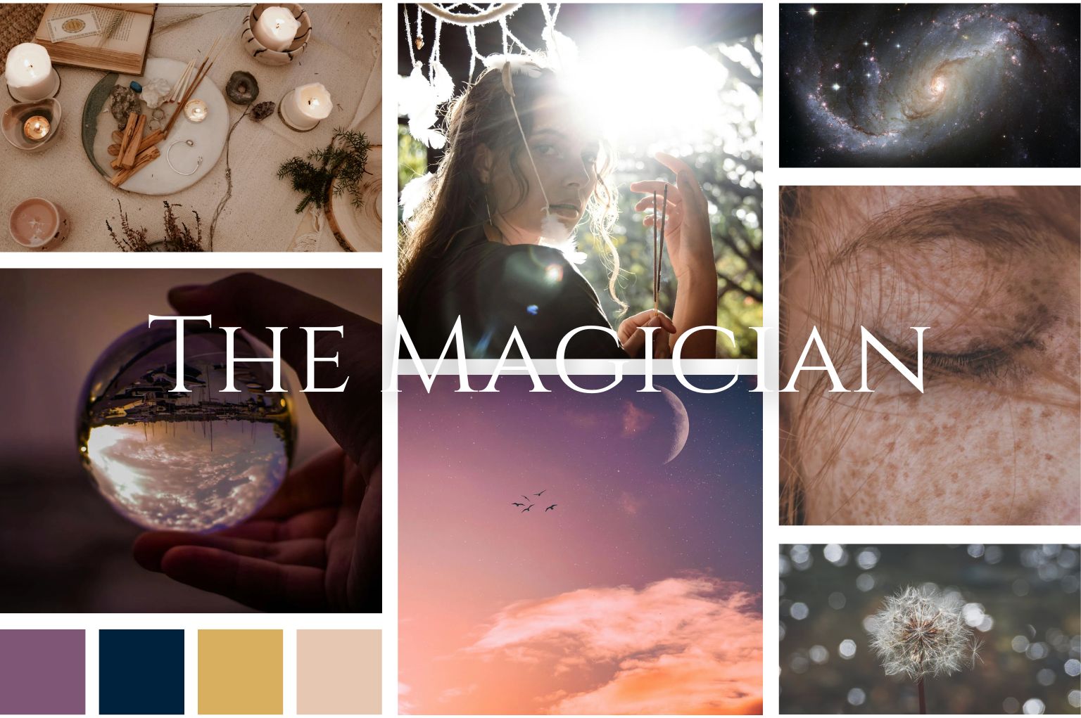 The Magician Archetype mood board